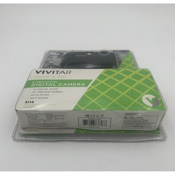 Vivitar ViviCam 46 Vintage Compact Purple Digital Camera 4.1 MP Y2K New Sealed - Picture 4 of 4